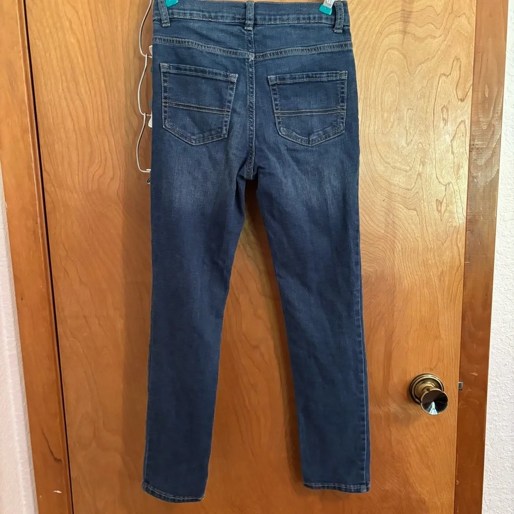 Place Girls‎ Jeans Size 10. Medium wash, skinny stretch extenders.